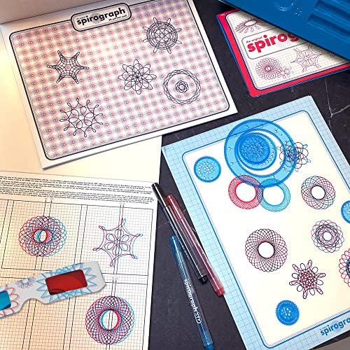 Spirograph 3D - The Classic Way to Make Amazing 3D Designs - See Your Designs Pop Off The Page! - Ages 8+