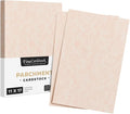 Stationery Parchment Card Stock Nice Paper, 65lb Cover Cardstock, 11" x 17" inches, 50 Sheets per Pack (Salmon)