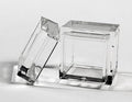 5pcs Acrylic Box Trays for 10mm 0.39" Element Cubes Clear Case Periodic Table Bracket for Elements Collections Science Education Displays