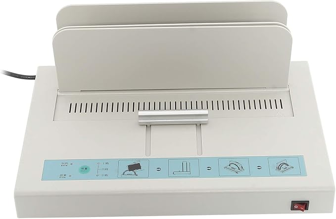 Yaegoo 110V Thermal Binding Machine 1-50MM Binding Thickness Universal Thermal Binding Machine Infrared Light Detecting Hot Melt Machine Contract Document Invoice Folder