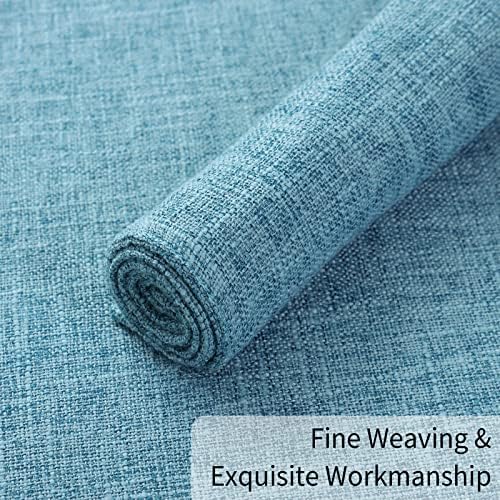 Homaxy Cloths Placemats for Dining Table Set of 4, 13" x 19", Aqua