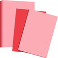 Colarr 300 Sheets Valentine's Day Colored Card Stock Paper 8.5 x 11 Inch Printed Colored Construction Paper 65lb 180 GSM Double Sided Card Stock for Arts Crafts, Invitations, Greeting Cards, Posters