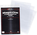 BCW Magazine Bags - 100 Count | Acid-Free, Crystal Clear Polypropylene Sleeves for Archival-Quality Storage of Collectible Magazines | Protect and Showcase Your Valuable Comic Book Collection
