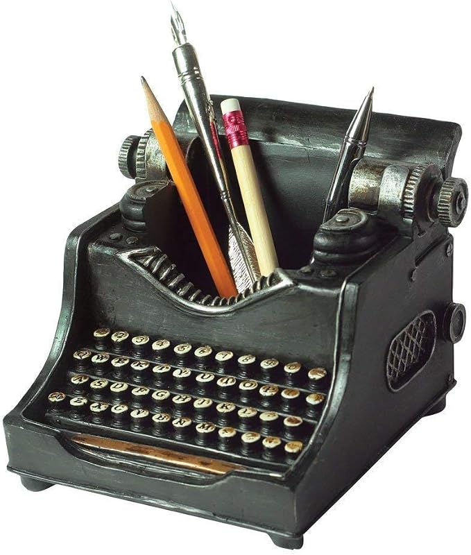 Victorian Trading Co Black Vintage Hemingway Typewriter Phone Holder Stand 72A