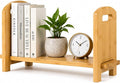 Adjustable Desktop Bookshelf - Sturdy Desk Bookshelf and Book Organizer - No Tools Required to Assemble This Desktop Bookcase, Perfect Tabletop Book Shelf for Office, Study Room