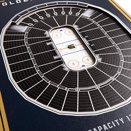 YouTheFan NHL Vegas Golden Knights 3D 8 x 32 Stadium Banner
