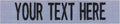 Custom Uniform Name Tapes Solid Colors. Made in The U.S.A. Ships Under 24 Hours. Chambrell Fabric, 3.5 Inch Sew on
