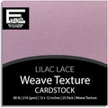 Lilac Lace—12x12 Textured Cardstock | 80lb Textured Purple Scrapbook Paper | Premium Cardstock for Cricut Cutting | 25 Sheets
