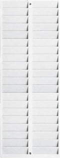 Pyramid Time Systems 500-4 Badge Rack, 40 Pockets, Lightweight Durable Plastic, for Employee Badges, Swipe Cards and Proximity Cards, Gray, 2-Pack
