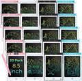 Zhehao 20 Pack 8.5 Inch LCD Writing Tablet Drawing Board,Pastel,Classic