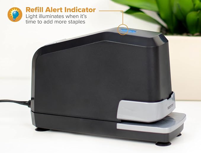 Bostitch Impulse Drive,30 Sheet Electric Stapler,No Jam Technology,Easy Reload,Black, (Pack of 6)