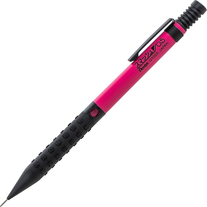 Pentel Smash Drafting Mechanical Pencil (0.5mm) - Special Edition Pink and Black w/Tube