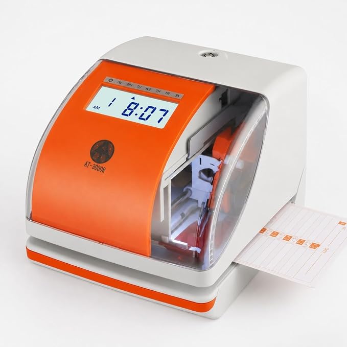 AT-3000R Allied Time USA Digital Time Clock and Date Stamp | Perfect for Small Business