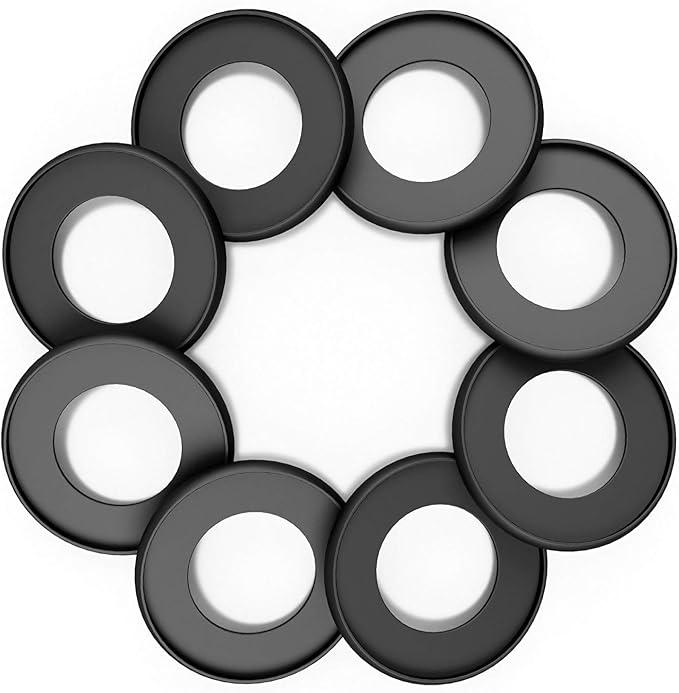 Discagenda Discbound Discs (Black, 8 Piece 1.65in)