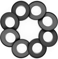 Discagenda Discbound Discs (Black, 8 Piece 1.65in)