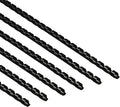 Yunsailing 150 Pack Plastic Binding Combs Plastic Binder Comb Ring 19 Ring Binding Spines Letter Size Spiral coils for Notebook Calendar(1/4 in,Black)