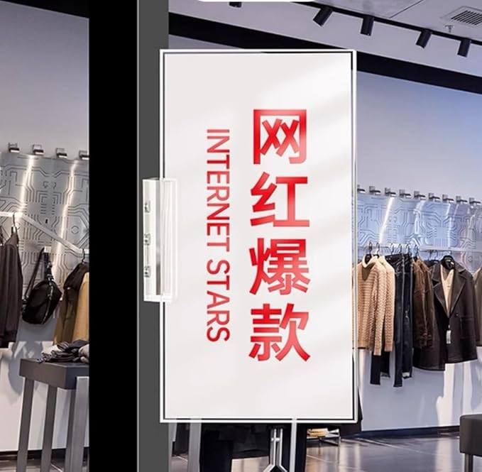 ECKEK Magnetic Sign Holder Grip Holder, Powerful Magnet, Acrylic Sign Holder for Retail Shelves Display Store Vendor Event Warehouse and Shop Supplies (Acrylic Base 400*150mm/15.75*5.91inches)