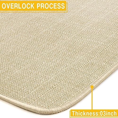 Mloabuc Kitchen Rugs and Mats,Washable Non-Slip Floor Mats Door Mat