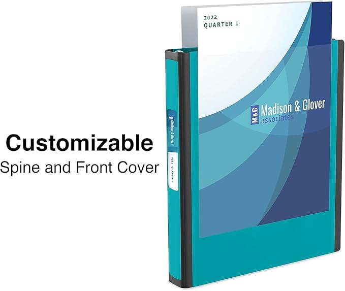 Staples Better Binder, 1-Inch D-Ring View, Teal, 275 Sheets