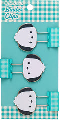Sanrio 615510 Pochacco Double Clip, ABS Steel, Set of 3