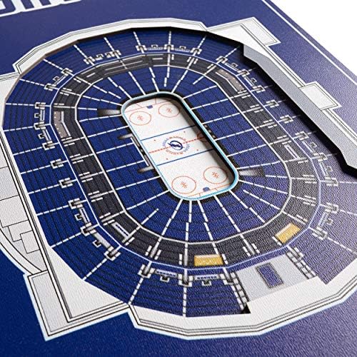 YouTheFan NHL Tampa Bay Lightning 3D 8 x 32 Stadium Banner