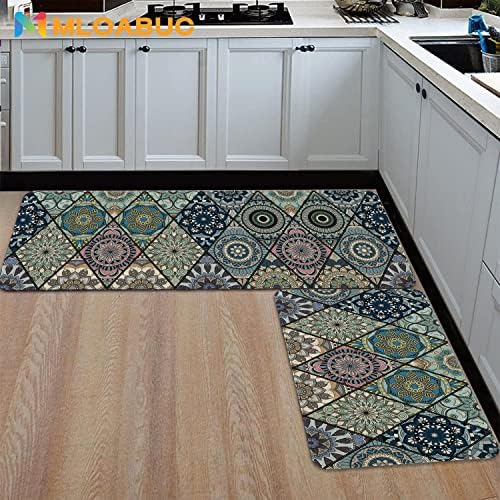 Kitchen Rugs and Mats Set of 2,Floor Mats for Home Kitchen Decor Mat
