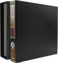 3-Ring Premium Binder & Slip Case - Barrister Black, by Bindertek | 2" Spine Width, 325 Sheet Capacity, 1.25" D-Rings, Linen-Textured Covers, Steel Reinforced Edges