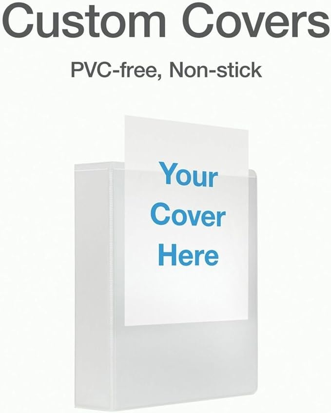 Cardinal 3 Ring Binder, 2 Inch Heavy Duty XtraLife Binder, Locking Slant-D Rings, Crack-Resistant Cover & Spine, ClearVue Covers, Holds 540 Sheets, PVC-Free, White (26320)