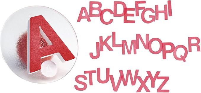 Colorations Easy-Grip Foam Stampers, Uppercase Alphabet Letter Stampers | Set of 26, Ages 3+, PreK+, Learn the Alphabet, Easy to Grip & Use Stampers