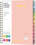Planner 2026-2027, Weekly and Monthly Academic Year Calendar Planner, July 2026 - June 2027, Daily Agenda Book for Office School Supplies, Letter Size(8.5'' x 11'')