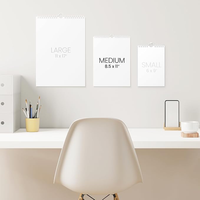 Karto Wall Calendar 2026-2027 8.5x11 in - Cursive | July 2026 to December 2027, Vertical, Boosts Productivity, Easy Monthly Planning