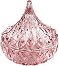 Godinger Blush Glass Hershey Kiss Candy Dish - A Sweet and Stylish Delight
