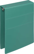 Carstens 2-Inch Heavy Duty 3-Ring Binder - Top Opening, Teal, Durable Plastic, Precision No-Gap Rings, Waterproof Cover, No Pockets, Holds 300 US Letter Sheets, BPA-Free, Made in USA (5872-3R)