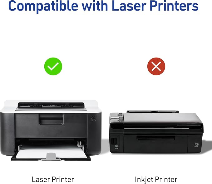 Avery® Easy Peel® Printable Address Labels, Sure Feed® Technology, 1" x 2-5/8" Customizable Stickers, White, 3,750 Blank Mailing Labels, Great for Mailing, Shipping, and More (5-Pack of 5260)