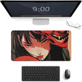 Large Mouse Pad Gaming Mousepad Japanese Female Samurai Anime Girl Cool Desk Mat Big Mousepad Extended Keyboard Computer Pad Office Desk Organizers and Accessories 30x60cm, Style