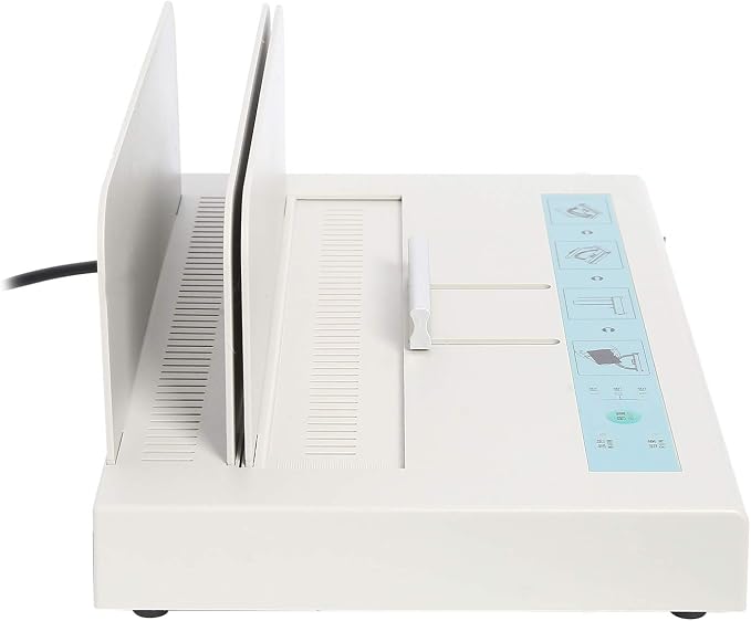 Yaegoo 110V Thermal Binding Machine 1-50MM Binding Thickness Universal Thermal Binding Machine Infrared Light Detecting Hot Melt Machine Contract Document Invoice Folder