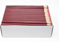 Pencil Guy Blank Round Pencils Burgundy 1000 to a box : Not Sharpened