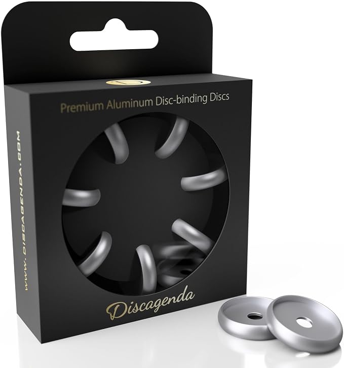 Discagenda Discbound Discs (Silver, 7 Piece 0.94in)