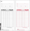 Lathem E7-1000 Model E7 Time Card (Box of 1000) For use with Lathem 7000E and 7500E Calculating Time Clocks, Double Side Print, Rotary Cut for Accuracy