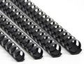 Rayson CR16202225BK Plastic Binding Combs 5/8 in. 13/16in, 7/8in, 1in, 19-Ring Letter Size, Black Comb Binding Spines, Multi-Size Pack of 40