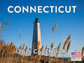 Connecticut Calendar 2026 Wall 12 Month Monthly CT Scenic Souvenirs Themed Gifts | American Made In The USA
