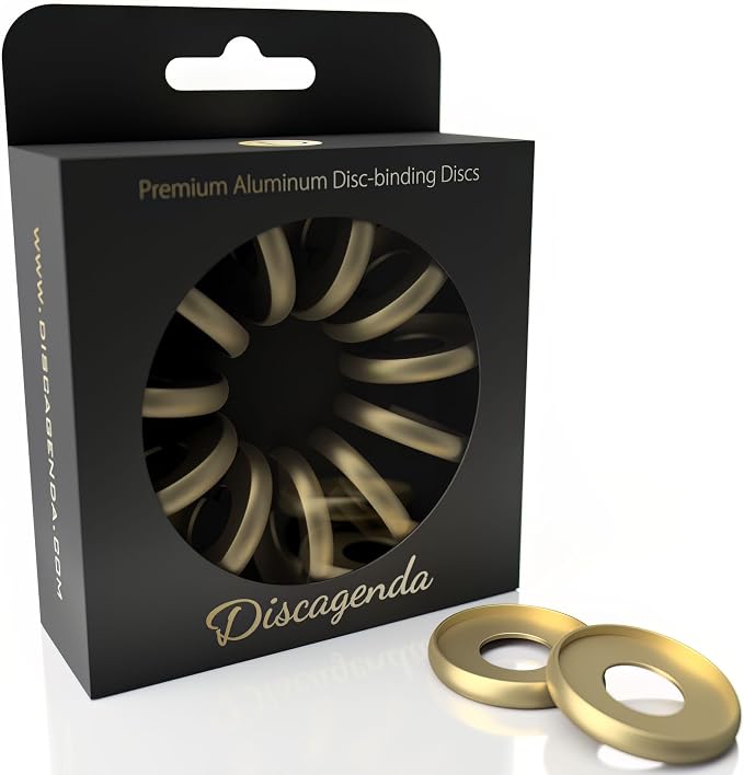 Discagenda Discbound Discs (Gold, 11 Piece 1.3in)