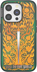 PopSockets iPhone 15 Pro Phone Case with MagSafe- Fireheart | Magnetic, Wireless Charging, Camera & Drop Protection, Acotar, Throne, Glass, Sarah, Dragon
