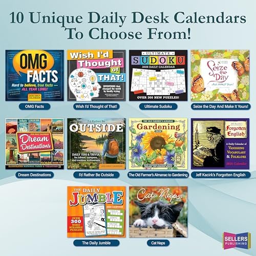 Wish I’d Thought of That 2026 Daily Desk Calendar: Boxed Page-a-Day Invention Trivia Calendar with Day-to-Day Life Hacks, Clever Ideas & Game-Changing Discoveries