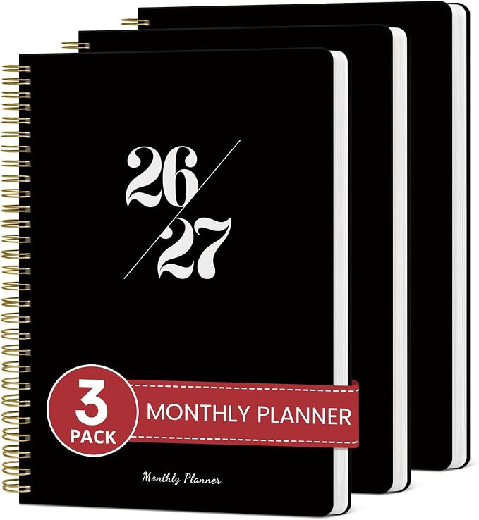 Monthly Planner 2026-2027, 18 Months Calendar, Jul 2026-Dec 2027