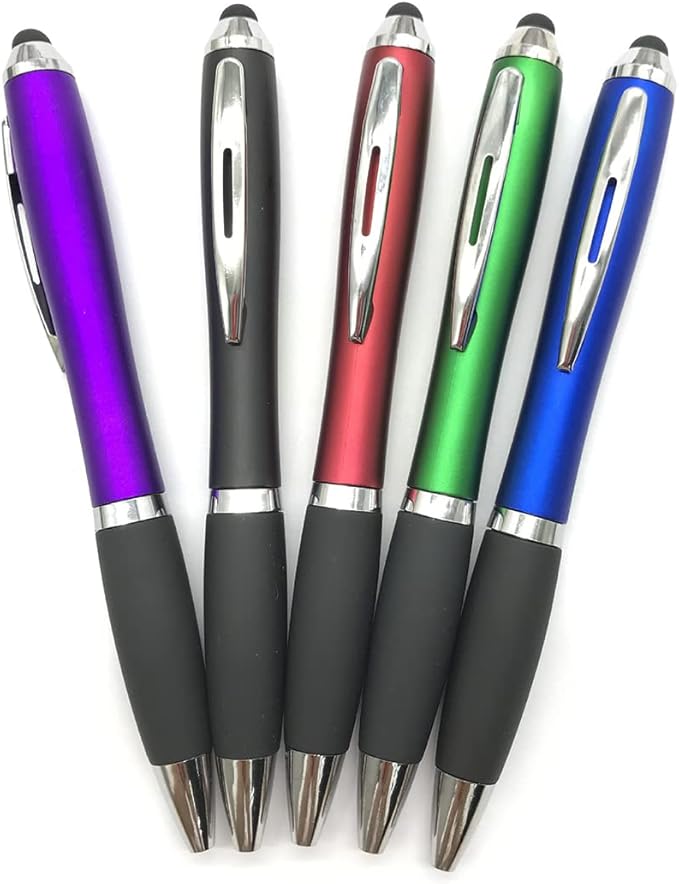 HEYZARDA Personalized Pens with Name Text Icon Logo Engraved for Business Office Custom Ballpoint Pen 50 100 Pcs Optional, Black