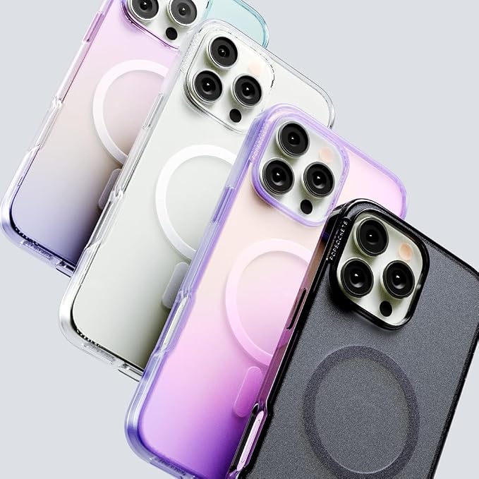 PopSockets iPhone 16 Pro Max Phone Case with MagSafe, Wireless Charging Compatible, Clear - Clear