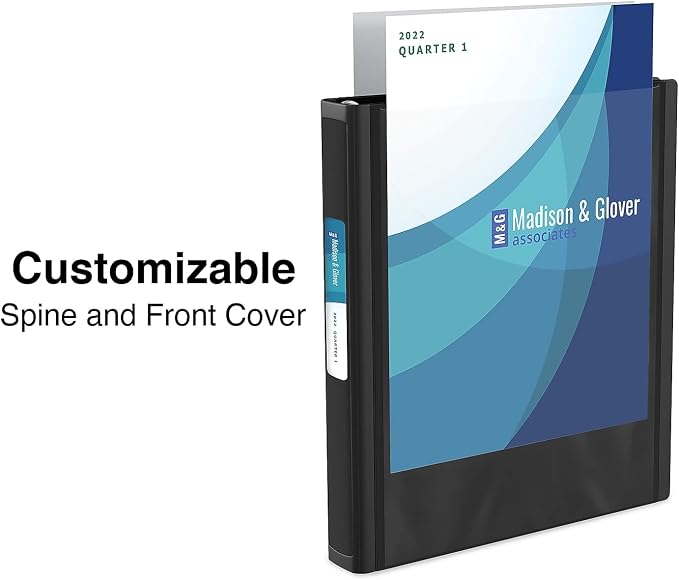 Staples Better Binder, 1 Inch D-Ring, Black, 275 Sheets, 3-Pack | Reinforced spine for durable school and office document organization.