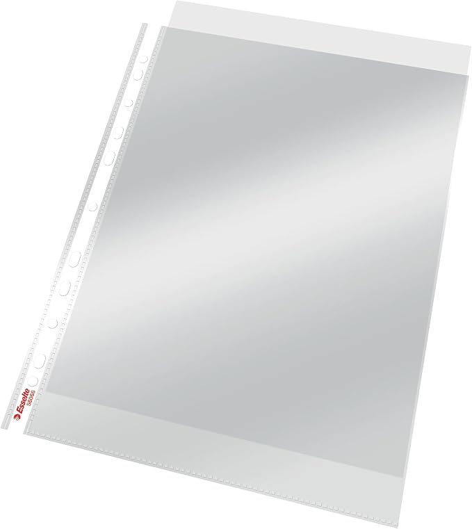 Esselte Leitz Standard A4 PP Document Wallet 100 Stück Clear