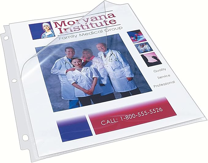 Avery Clear Super Heavyweight Sheet Protectors, Non-Glare, Easy Load, 50 Document Protectors (74131)